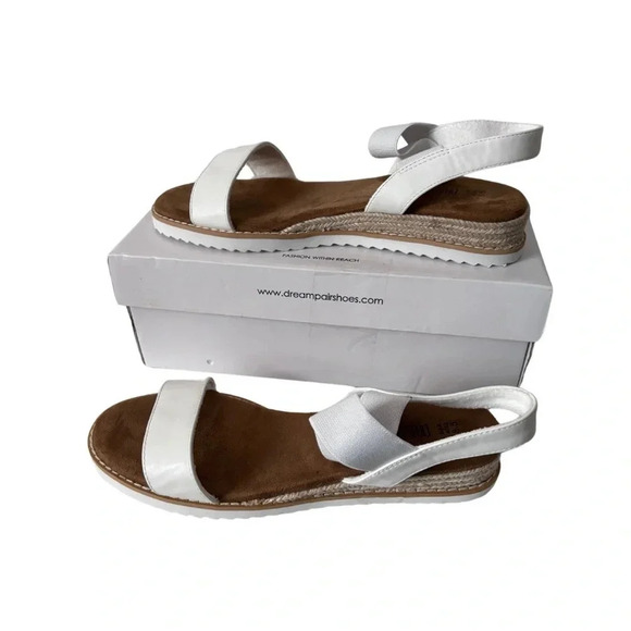 NWT | Dream Pairs  | Womens Espadrilles Open Toe Sandals | Size 9 - Picture 1 of 7